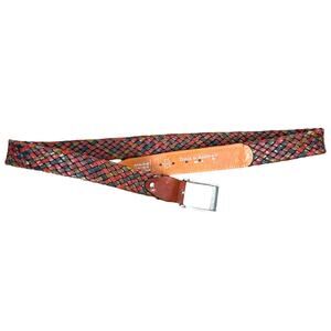 Dania for Andrew’s Genuine Italian Leather Braided Belt | Brown Multi | 115/100